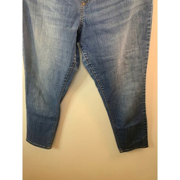 ISABEL MATERNITY Women's Medium Wash Skinny Crop Jeans / Size: 14 - Picture 6 of 10